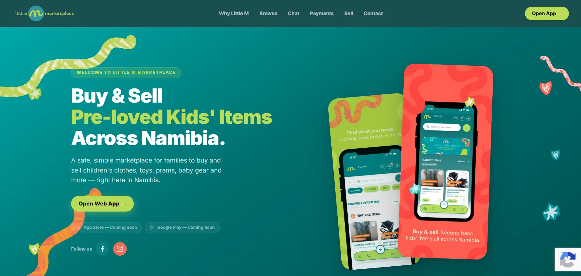 Little M Marketplace website